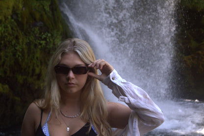 Mr Salmon Slick Salmon Tortoise sunglasses – model wearing NZ eyewear