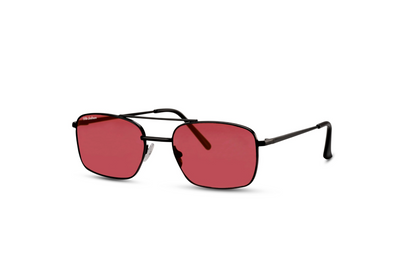 Mr Salmon Crimson Horizon sunglasses red – side angle NZ eyewear
