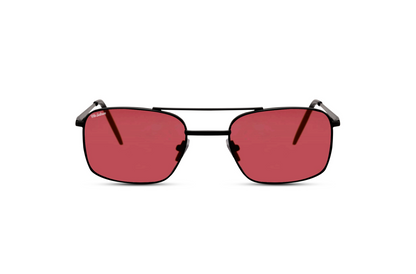 Mr Salmon Crimson Horizon sunglasses red – NZ premium eyewear front view