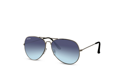 Mr Salmon Ocean Aviator sunglasses – blue teal side angle NZ
