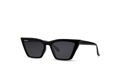 Mr Salmon Cat Eye sunglasses black – side angle NZ eyewear