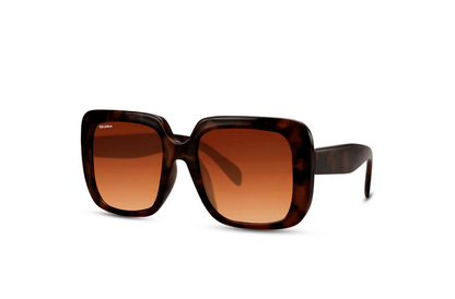 Mr Salmon Oversized sunglasses tortoise – side angle NZ eyewear