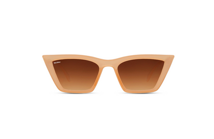 Mr Salmon Cat Eye sunglasses rose pink – retro NZ fashion eyewear front view