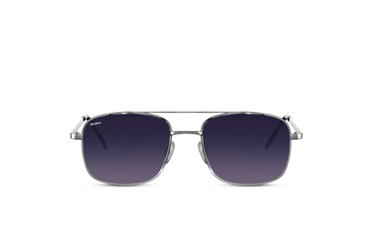 Mr Salmon Square Wire 2.0 dark sunglasses – NZ premium eyewear front view