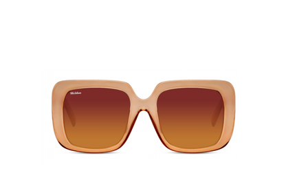 Mr Salmon Oversized sunglasses rose pink – three quarter view NZ
