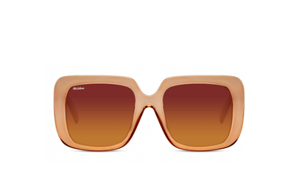 Mr Salmon Oversized sunglasses rose pink – side angle NZ eyewear